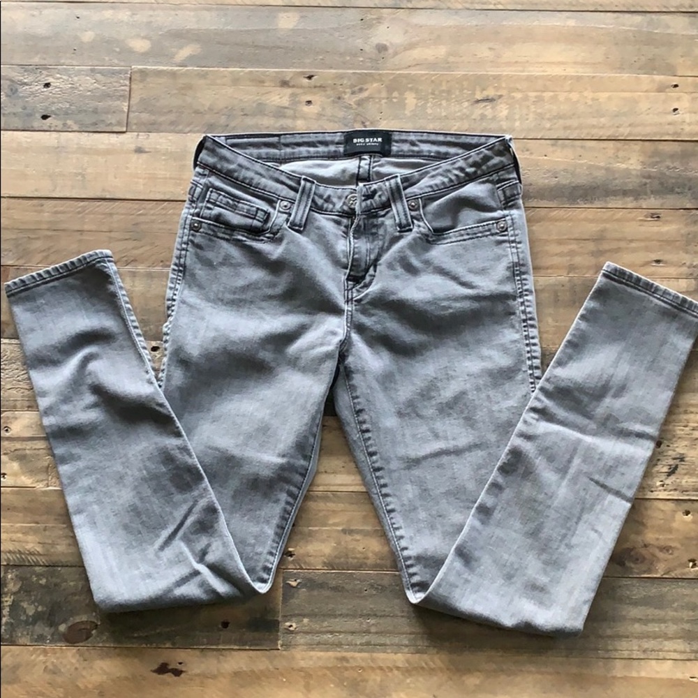 Vintage Grey Big Star Skinny Jeans